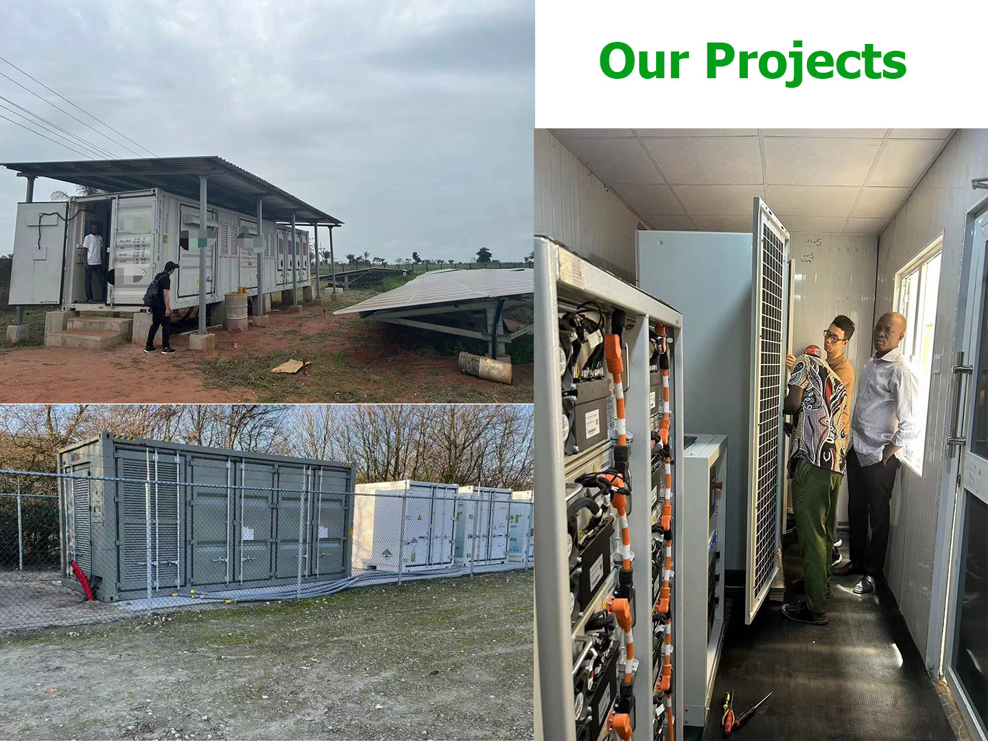 512V 208Ah 100KWh 106KWh Commercial Industrial Cabinet Container Solar Energy Storage