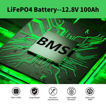 LiFePO4 12V 100Ah 200Ah Lithium Iron Phosphate Battery