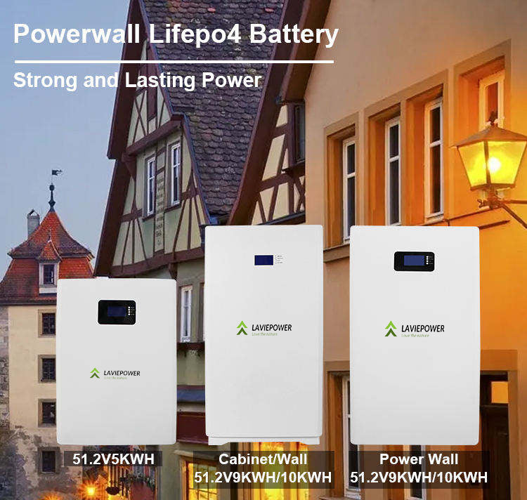 Grade A Parallel BMS Solar Energy 15kw LiFePo4 Battery Pack 51.2V 300Ah 15kwh Wall Mounted LiFePo4 Battery