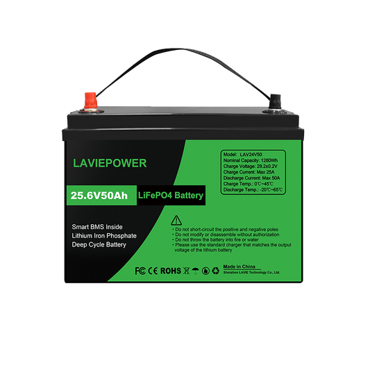 LiFePO4 24V 50Ah 100Ah Lithium Iron Phosphate Battery