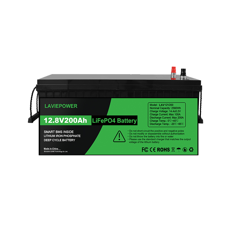 12V 200Ah Lithium LiFePo4 Battery 6000+ Deep Cycles